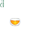 CHAPLIN Heat Resistance Borosilicate Glass Material New Design Double Wall Glass Cup 50ml Eco-Friendly Hand Blown Small Tea Cup