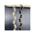 Low Price Garment Accessories Water-soluble Polyester Embroidery 2.6cm Rose Lace Trimming Fabric for Woman Cloth Dresses