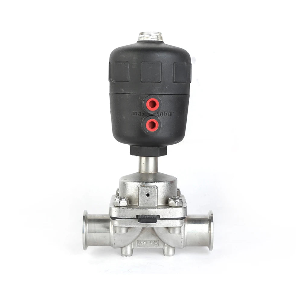Stainless Steel Sanitary Tri Clamp Pneumatic Diaphragm Valve for Food and Pharmacy MegaBDM