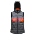 Men's Plus Size USB Electric Heated Vest Jackets 7.4V Custom Logo Waterproof With Detachable Hood Winter Safety Hunting