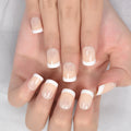 Full Cover False Nails Wholesale Fake Nails Best Gift for Her Short French Artificial Fingernails