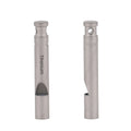 Ultralight Pure Titanium Whistle High Frequency Outdoor Camping Hiking Survival Whistle With Lanyard Cord Wholesale MegaBDM