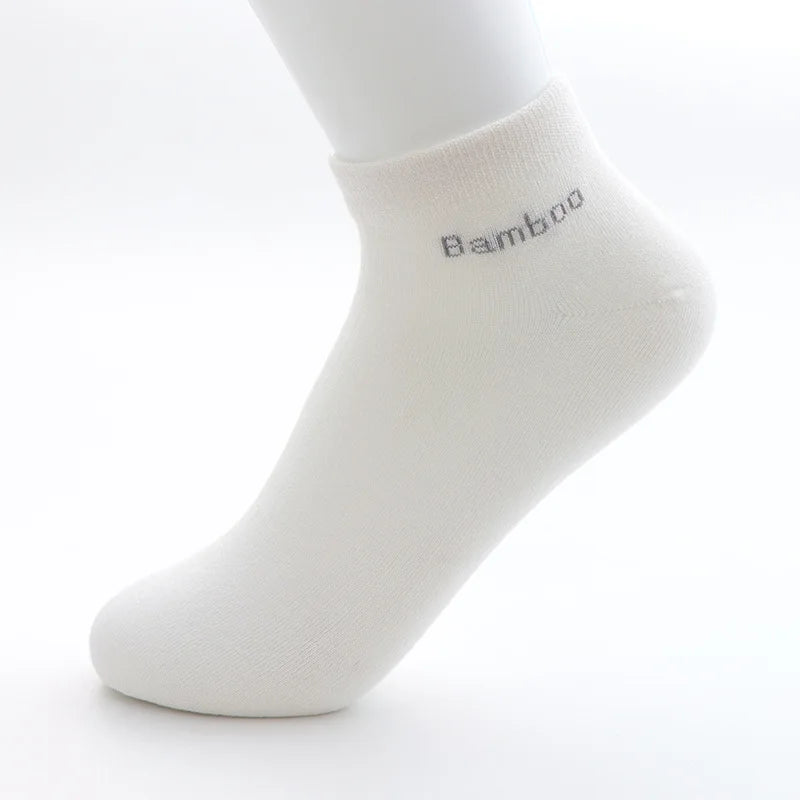 Factory Wholesale Custom logo Socks Sport Mens Cotton Ankle Bamboo Fiber Socks for All Seasons