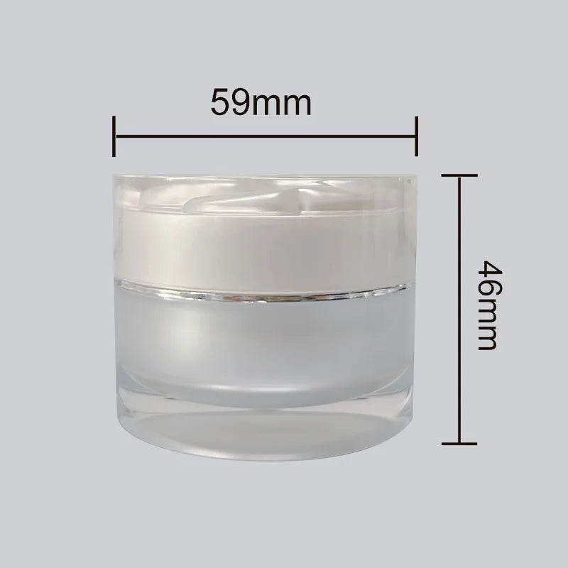 Deluxe 30ml Cosmetic Cream Jar Acrylic Cream Jar with Lid Can Fill Plastic Empty Cream Jar