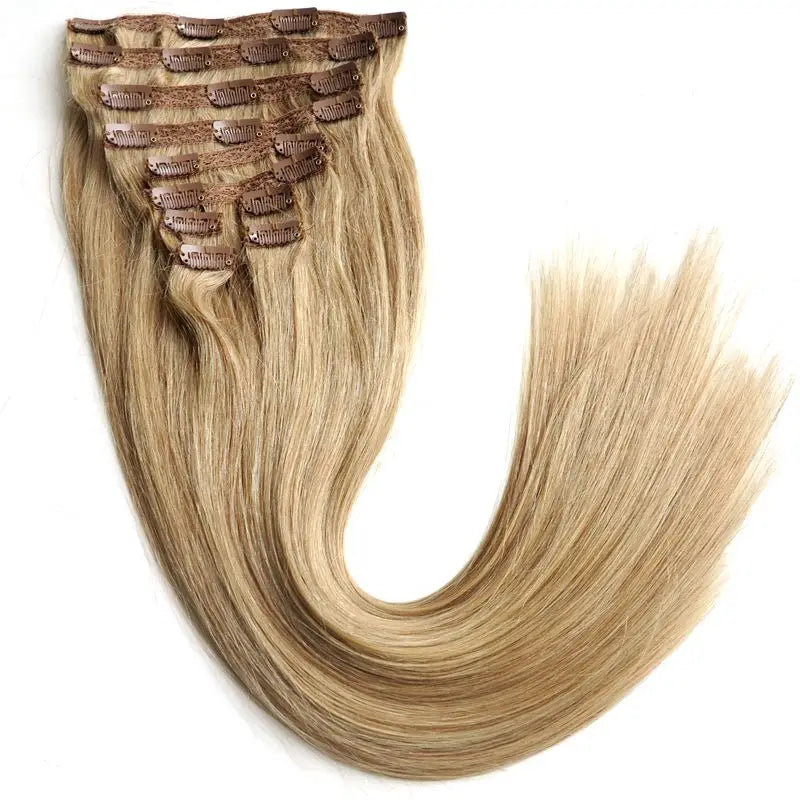 Thick 220G Remy Virgin 100% Human Hair Clip in Hair Extension Larger Stock Wholesale 10PCS /SET 22inch Brazilian Hair Accept
