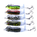 9.5CM-11G Frog Body Pencil Lure Lifelike Tractor Shape Fishing Lure Artificial Hard Plastic for Sea Fresh Water Fish