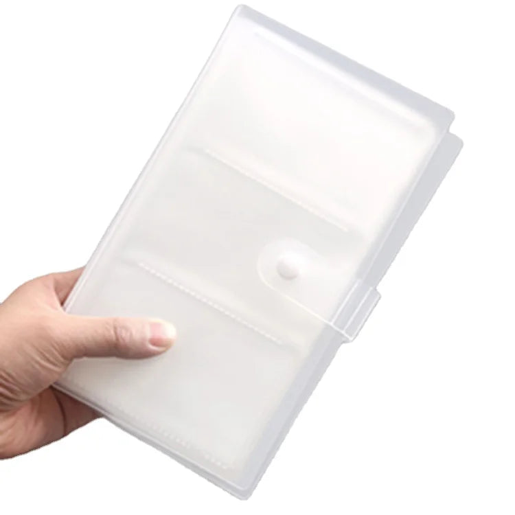 MIO Transparent Plastic Card Protector Sleeve Children's Book Binder with Photocard Holder for Chess Games Pages