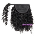 Vmae Wholesale Mongolian Hair Raw Virgin Cuticle Aligned 100g Afro Kinky Curly Warp Around Ponytail Human Hair Extensions
