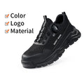 LAnoudun Sports Safety Shoes Lightweight Rubber Plastic Outsole Steel Toe Safety Shoes