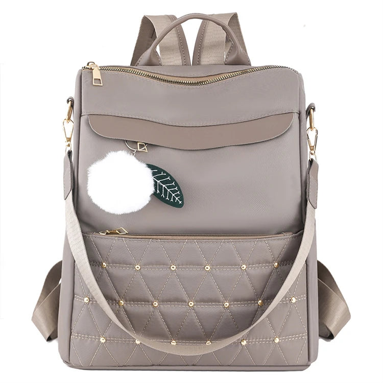 10 L Promo Solid Oxford Shoulder Grey Books Dragonfly Mini Floral Backpack for Lady