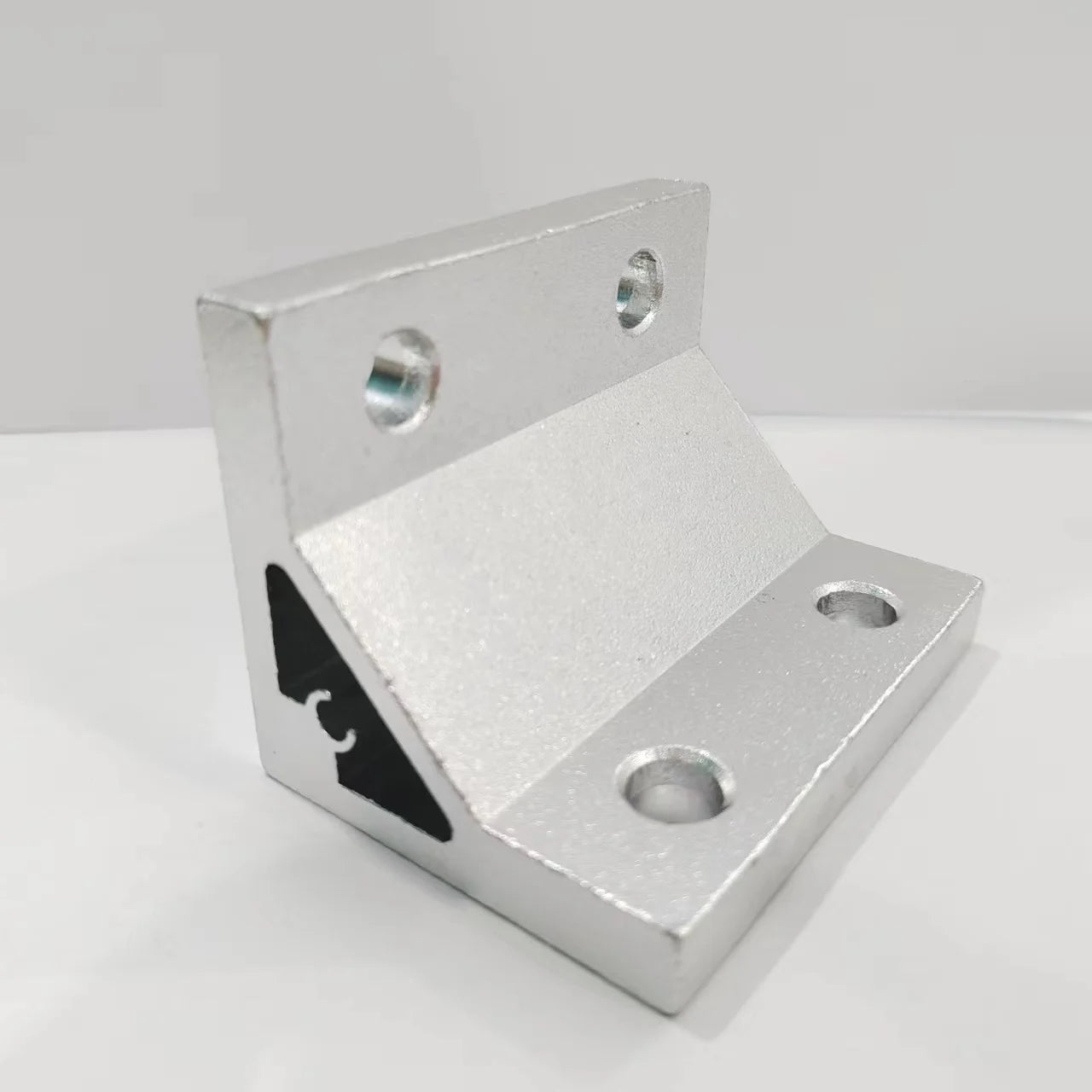 Professional Supply Custom 4 Hole  Angle Corner Connector Bracket for Extrusion Aluminum Profile
