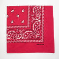 Hot Sales Mix Color Multifunction Cotton Paisley Bandanas Printed square Handkerchief