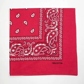 Hot Sales Mix Color Multifunction Cotton Paisley Bandanas Printed square Handkerchief