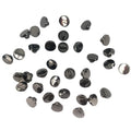 Wholesale Small Size 10mm-20mm Flat Black Minimalist Style Coat Button
