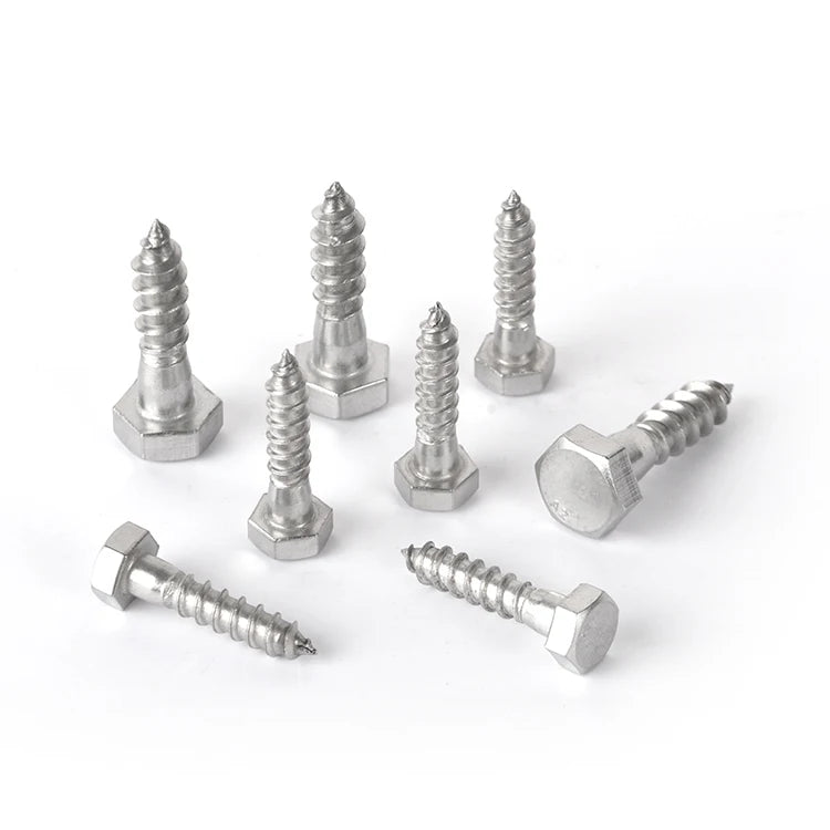 Free Sample China Wholesale DIN571 Hexagon Head Wood Screws Self Drilling Lag Bolts Implant Screw Drivers Kit