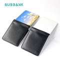 Subbank Sublimation Wallet Blank Sublimation Printed Fashion  Double Fold Designers Money Clip Leather Wallet