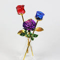 2026 customized Fack romantic Glass Crystal rose gift wedding