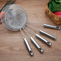 Durable Stainless Steel Wire Strainer for Home Kitchen for Restaurant & Hotel Use-Frying Lo Mein Hot Pot & Colander & Strainer