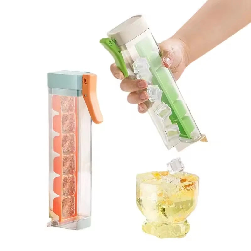 Making Ice Cube Molds One-hand Pressed Ice Cube Molds Household Kitchen Food Grade Ice Making Tools
