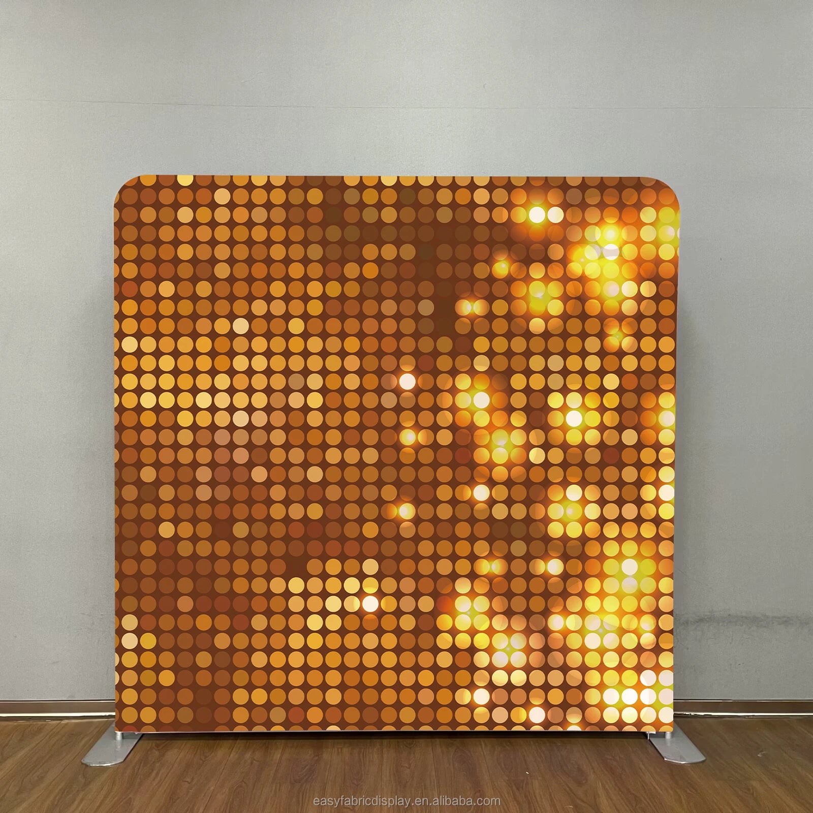 Customizable Tension Fabric Shimmer Wall Panels Background Decorations Photography Backdrop for Party Decorations