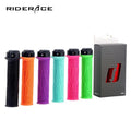RIDERACE MTB Bicycle Anti-slip Grip Lock  Bike BMX XC Soft Handle Grip Lock Bar End Cycling Gauntlet Rubber Handlebar Grip