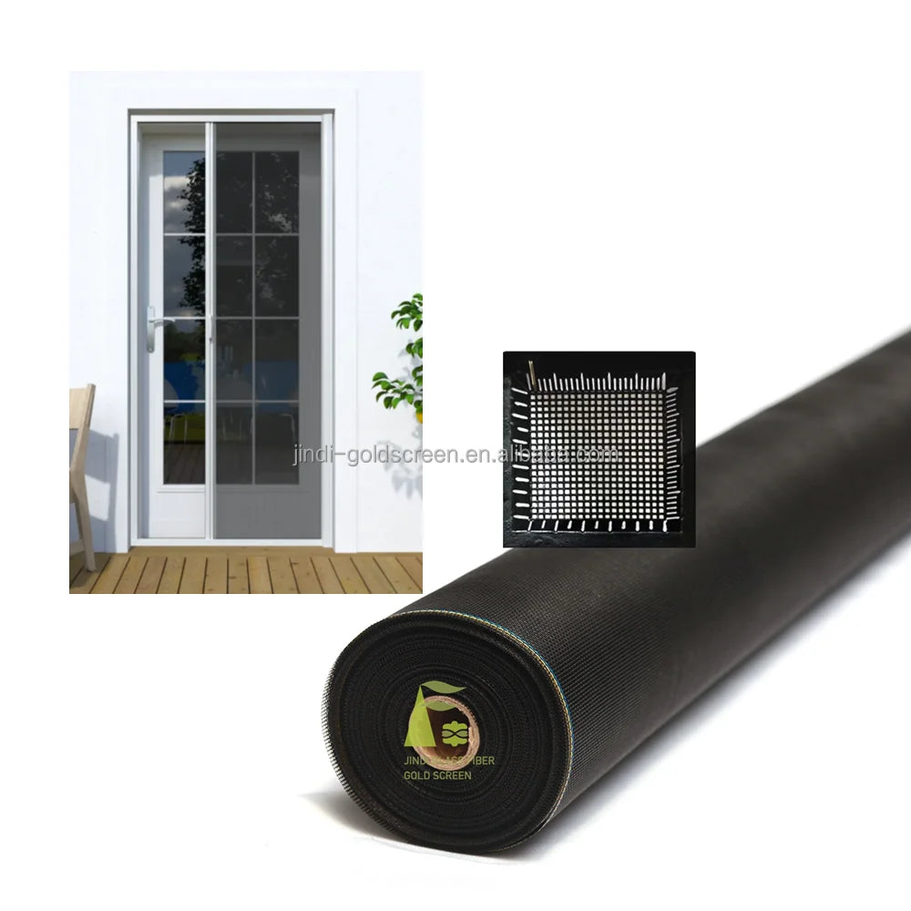 JINDI REACH Modern RoHS Certified Fire-Proof Corrosion Resistant Fiberglass Insect Window Screen Mesh Roller