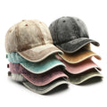 Popular Design Vintage Casual Street Washed Unstructured Soft Dad Hat Denim Blank Plain Baseball Cap