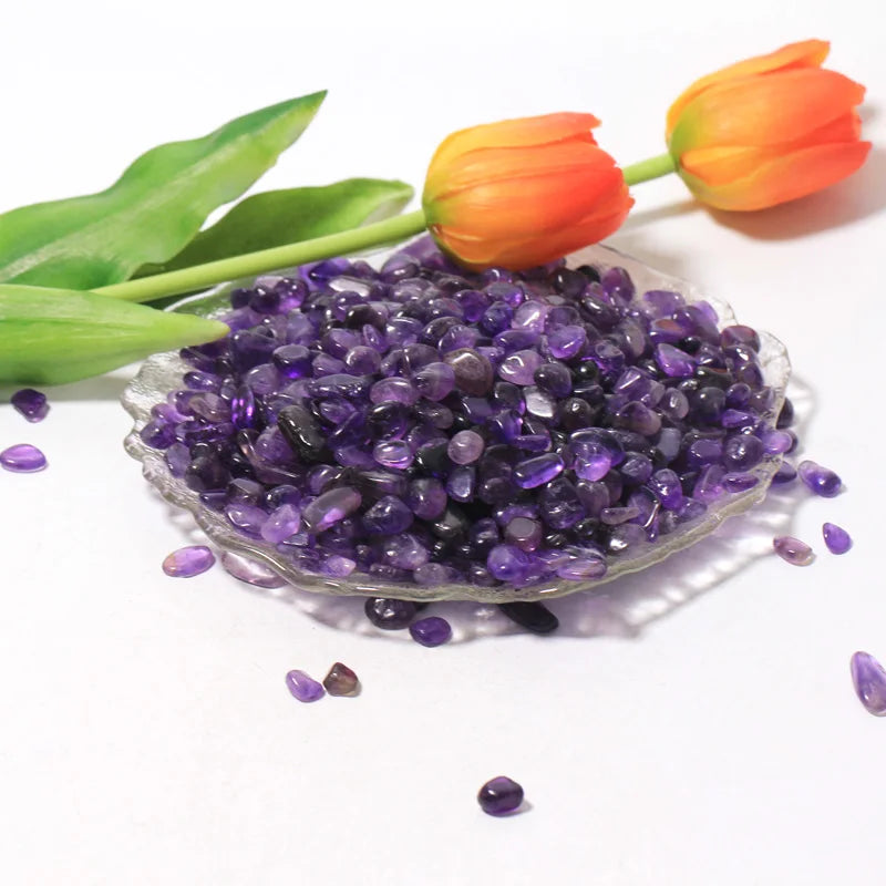 Amethyst Chips Crystals Wholesale Bulk Healing Stones Spiritual Products Meditation for Fengshui Ornaments