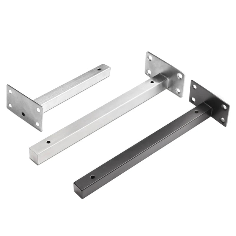 Zuogang One-way Single-Side Heavy Duty Floating Wall Bracket Hanging Shelf Supports Baffle Mounting Heavy Duty Shelves Hidden