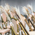 Party Event Wedding Decorations Natural Style Chair Flower Dried Flowers for Chairs Back Flower