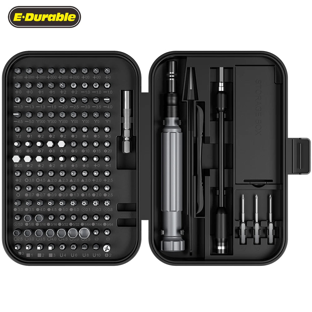 2025 Best 130 in 1 High Quality Precise 3C Mobile Phone Repair Mini Screwdriver Set Hand Tools With Super Magnetic Bits