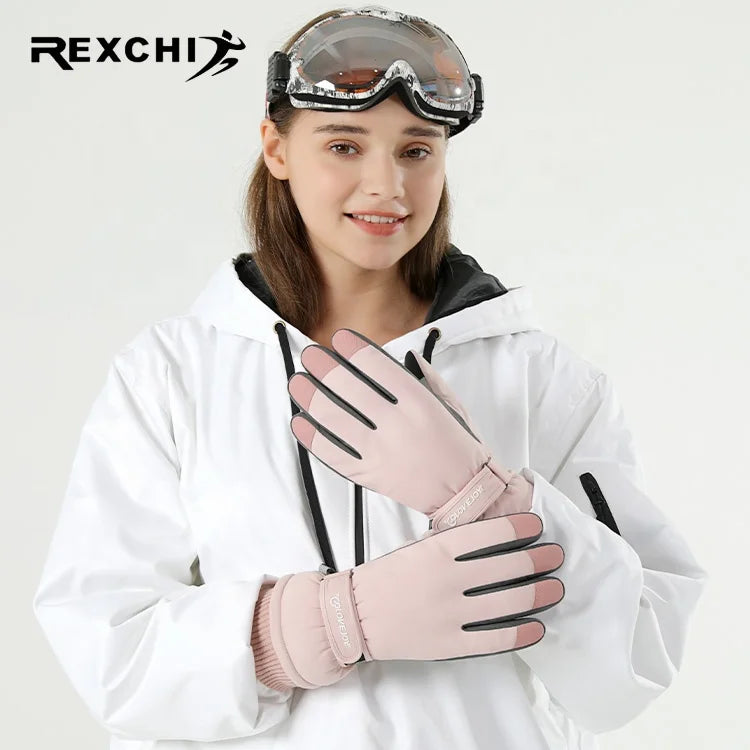 REXCHI SK20 Wholesale New Hot Winter Velvet Windproof Warm Sports Cycling Hiking Ski Boot and Glove Drying