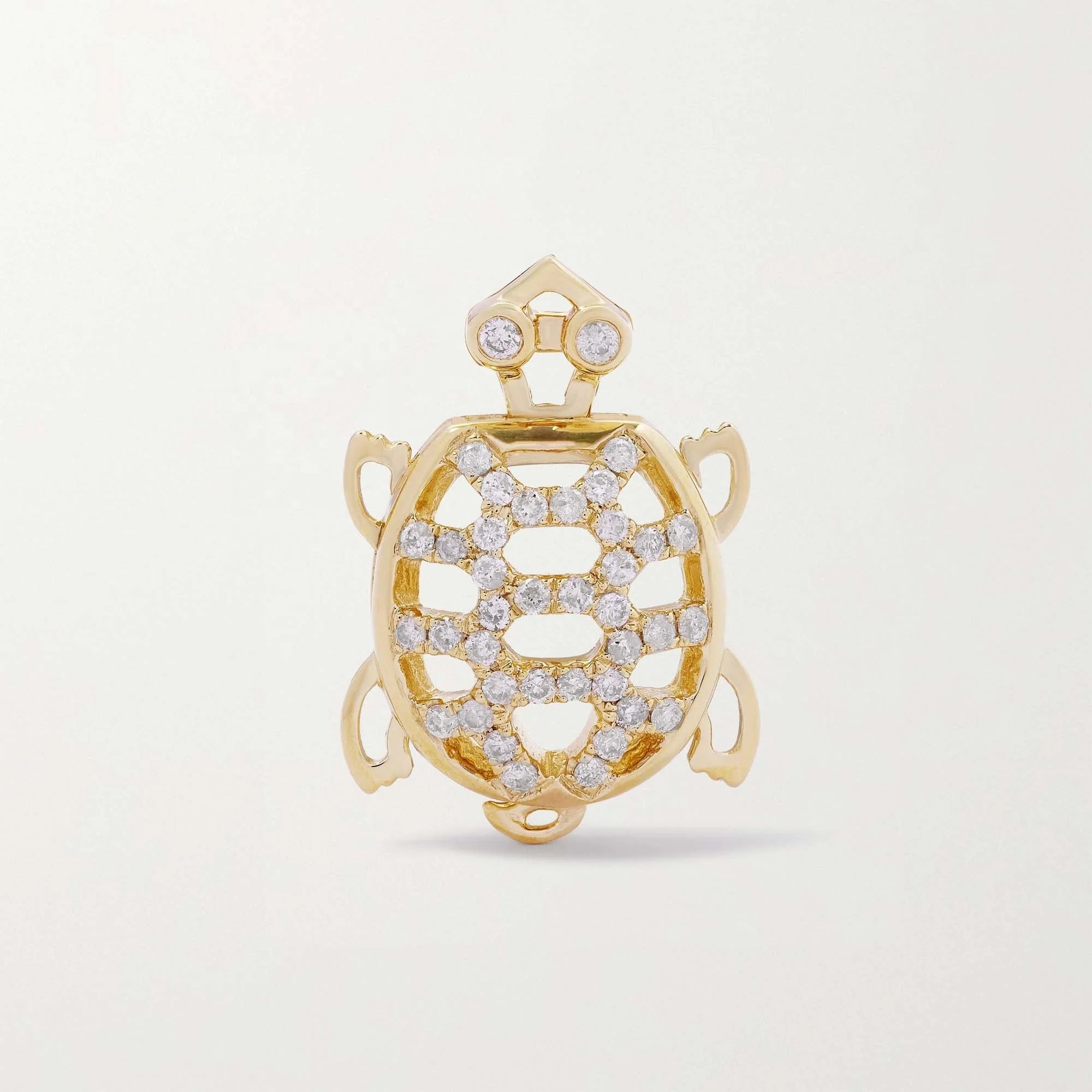 LOZRUNVE Sterling Silver 925 Gold Plated Fashion Designer Sea Turtle Stud Earring Jewelry