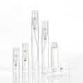 Mini 2 3 5 8 10ml round Glass Bottles for Perfume Eye Cream Essential Oils Sample Packaging Refillable Pump Sprayer Sealed