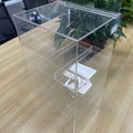 Custom Portable Countertop Acrylic Display Case for Collectibles Modern Eco-Friendly Assemble Acrylic Boxes