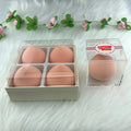 2024 Wholesale Private Label Peach-Shaped Latex-Free Washable Facial Beauty Makeup Sponge Set 50x53mm OEM/ODM Available