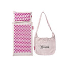 Ecoofit New OEM/ODM Eco Natural Plastic Spikes Linen Relax Full Body Acupressure Acupuncture Massage Mat Pillow CE Certified