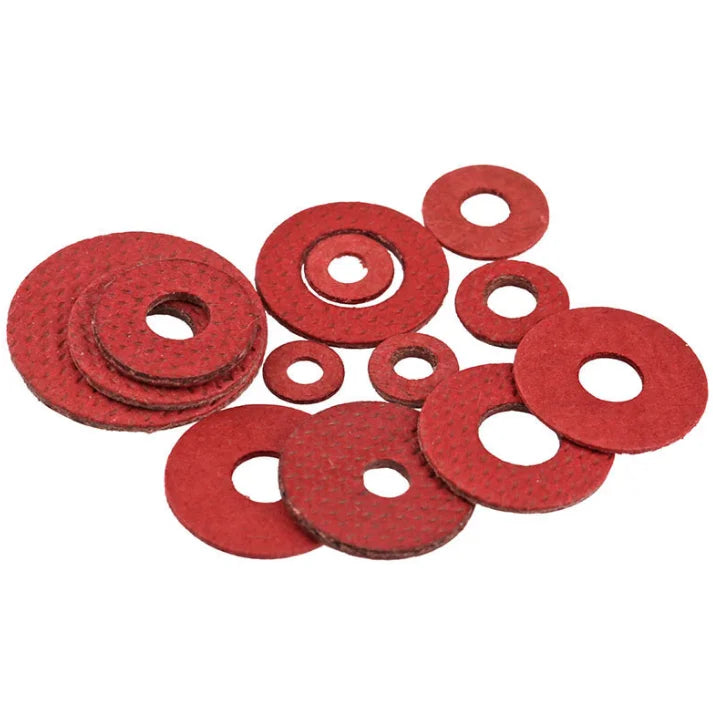 Thin Washer Red Paper Fiber Flat Washer Custom for Water Sealing in Plumbing