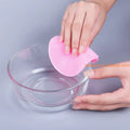 Factory Price Silicone Dish Washing Sponge Scrubber Kitchen Cleaning Cloth Sample Available Cleaner Tool Soft Cleaning Brush