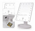 Support Dropshipping Touch Screen Makeup Mirror with Light Desktop 360 Degree Rotatable Makeup Mirror New