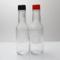 Hot Sale 5oz 150ml  148ml Woozy Glass Bottle Chili Sauce Ketchup Storage BBQ Kitchen Container Bottle With Plastic Cap Wholesale
