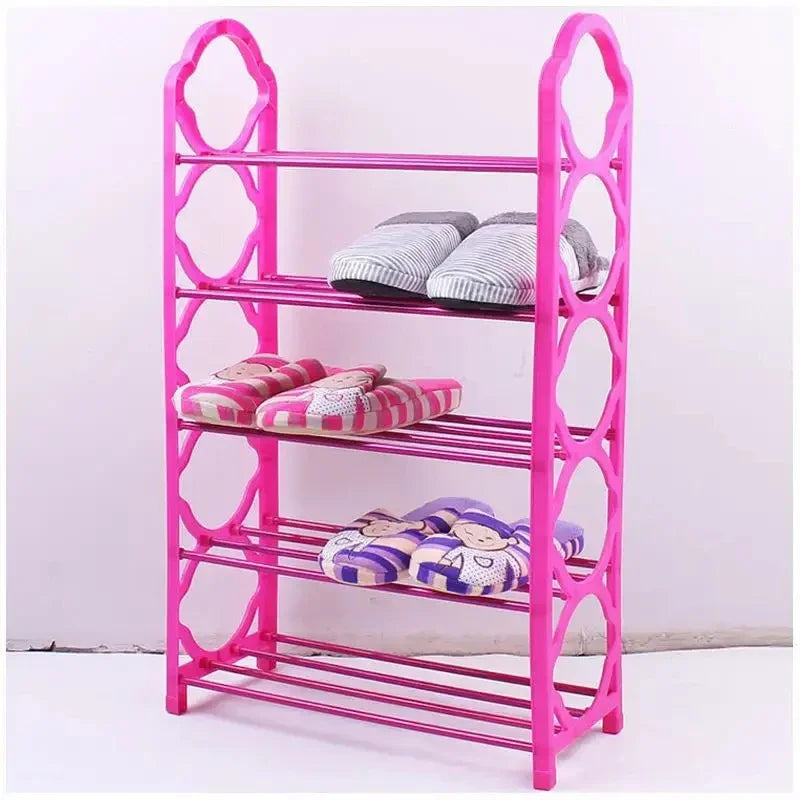 Plastic Shoe Storage Multifunction Adjustable Double Plastic Shoe Racks Shoe Storage Rack