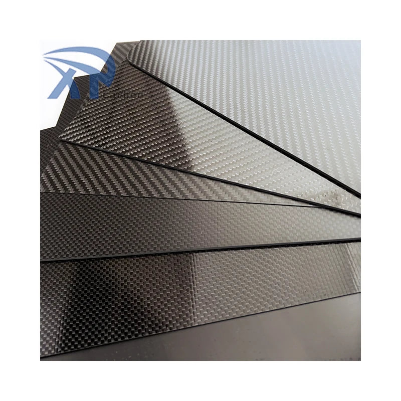 3mm Carbon Fiber Accessories Parts Plain Twill Plastic Glossy Matte Surface Fabric Sheet Panel Plate Board