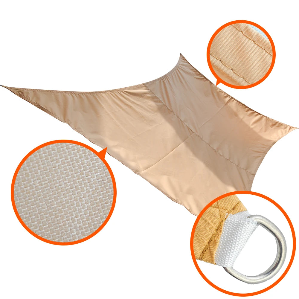 Manufacturer 180g/m2 3m X 3m Shade Sail on Pergola