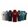 High-grade necklace jewelry display shelf window portrait neck color treasure jade jewelry display props