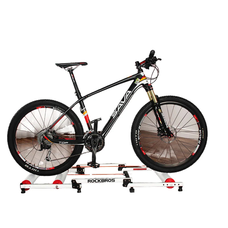 ROCKBROS Durable Indoor Cycling Bike Trainer Smart Fitness Gym Equipment Exercise Stand with Bike Roller