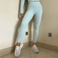 XL Size Dual Purpose Fitness Compression Cycling Shorts High-Waisted Tummy Tuck Seamless Elastic Waist Closure Spandex/Nylon