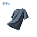 230g Plus Size Men's Solona Cool Jersey Knitted Casual T-Shirt Solid Boxy Short Sleeve