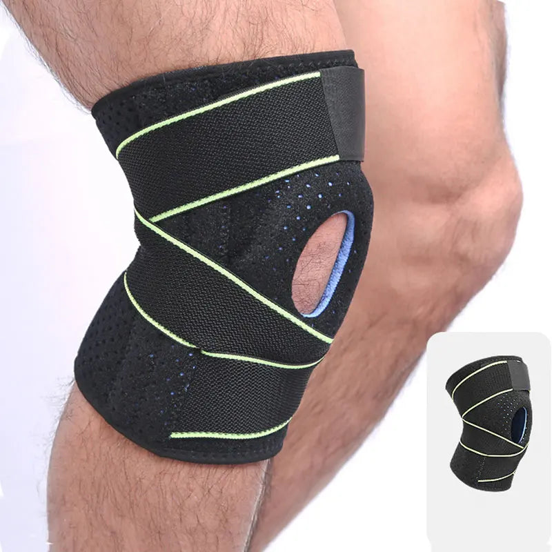 Breathable Neoprene Knee Brace Support With Silicone Pad Compression Patella Tendon Strap Knee Guard