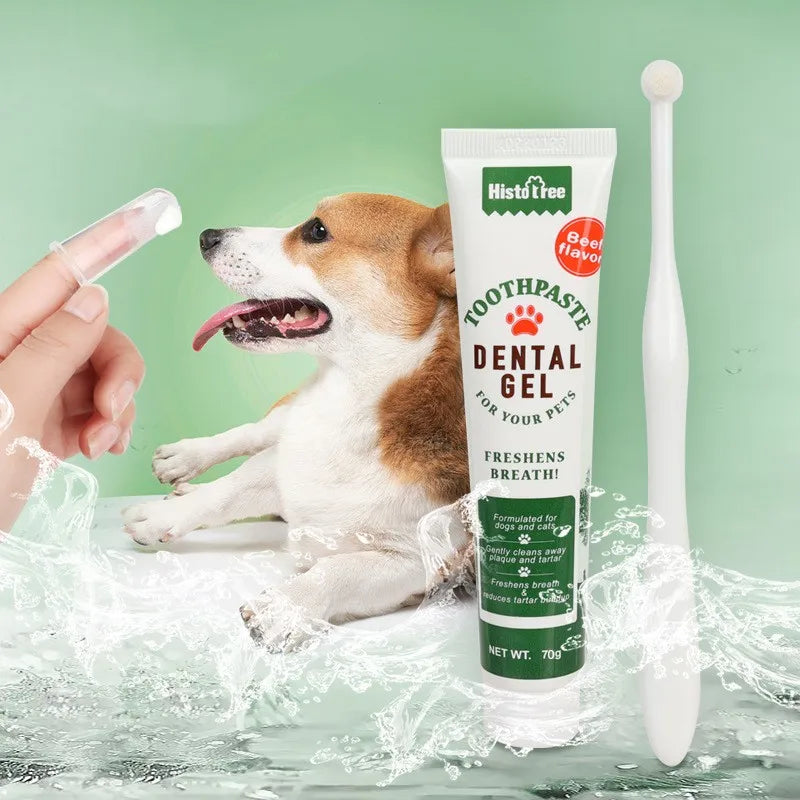 MMG Direct Factory Sale Professional Pet Cat Dog Toothbrush Whitening Mouth Cleaning Brush Plastic Material Stocked Feature